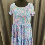 Lilly Pulitzer  NWT Deanna tiered dress in we mermaid it size XS Photo 0