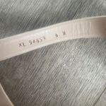 Stuart Weitzman  Blush Silk Satin‎ Square Nudist Heels Strappy Sandal Size 6 NIB Photo 7