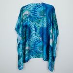 Chico's  Womens V Neck Rhinestone Shark Bite Kaftan Blouse Size L/XL Vacation Boho Photo 6