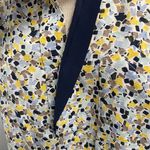 Zara Basic Womens Size Small Abstract Print Dress Lightweight Dressy Casual Blue Photo 2