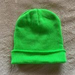 NEON GREEN TRENDY BEANIE Photo 0