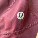 Lululemon Pace Rival Crop leggings *22" Dark Adobe maroon size 6 Photo 8