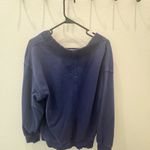 Aerie  navy blue off the shoulder sweater Photo 1