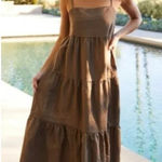 Anthropologie Charlie Holiday Isabella Cover-Up Midi Dress Sz. 4 Photo 0