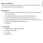 Lululemon  Sz 4 &Go Take Off Long‎ Sleeve Athletic Workout Women’s Yoga Shirt Top Photo 15