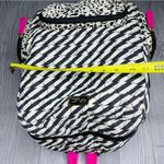Betsey Johnson Rare  black and white baby diaper bag backpack purse baby bag Photo 5