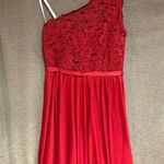 David's Bridal David bridal 10 apple red prom dress Photo 0