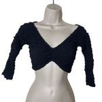 Mara Hoffman NWT  Aja cropped popcorn TENCEL Lyocell top sz XXS Photo 3