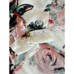 Miami Franchesca's Floral Spaghetti Cross Back Romper Train Maxi Dress SZ Small Photo 10