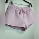 Adidas  Drawstring Pink Shorts Satin 3 Stripe Women’s Sportswear Sz S. Like New! Photo 2