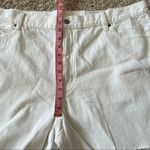Old Navy  High-Waisted Slouchy Straight White Cut-Off Jean Shorts Size 20 Photo 10