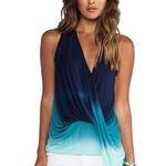 Young Fabulous and Broke Cleo Blue Ombre Tank Top XS Photo 0