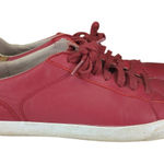 Cole Haan Red Leather Low Top Sneakers W15326 Women's Size 8.5 B Photo 0