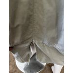 American Vintage Vintage Made In USA Green Cotton Snap Button Short Sleeve Shirt Maxi Dress 10 Photo 9