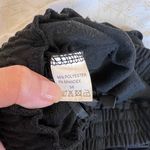 SheIn New Solid Black High Waisted Cargo Workout Sweat Shorts Size Large Photo 5