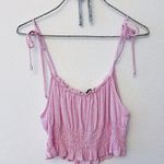 Kendall + Kylie Kendal + Kylie Floral Pink Smocked Tank Photo 0