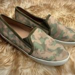 Joie  Huxley Camo Camouflage Slip On Sneakers Flats Green Tan Size 40 Photo 0