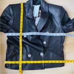 Veronica Beard  cropped leather blazer Photo 5