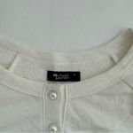 Michael Lauren  Ivory Pearl Button Sweater Dress Size Small NWOT Photo 2