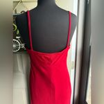 Vintage Evan Picone sleeveless red strappy maxi formal dress, size 16 Photo 5