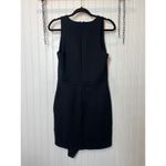 NBD x Revolve Black Dries Asymmetrical Body-Con Mini Dress Sleeveless V-Neck M Photo 2