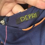 Depri  Navy floral Halter‎ neck Romper Size Large Photo 3