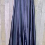 Crystal Doll Size 7 Set with Padded Halter Top & Maxi Skirt in Navy Blue Photo 5