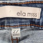 Cropped Distressed Denim Size 27 Ella Moss Wide Leg Cropped Jeans Photo 5