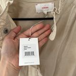 Xirena Cream Tan Harlee Button Down Corduroy Ruffle Jumpsuit Playsuit Size L Photo 1