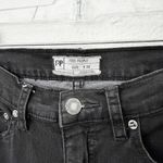 Free People [] Washed Black Low Rise Slim Leg Flare Jeans Stretch Casual Size 26 Photo 9