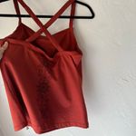 Title Nine Size Medium Yoga Burnt Brown Built In Bra Outdoor Activewear Tank Top Photo 2