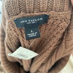 Ann Taylor NEW Women's Sleeveless Chunky Knit Wool Blend Vest Brown Size L Photo 5