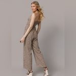 Blue Rain  Front Knot Leopard Jumpsuit XS Photo 1