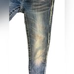 Miss Me Women's Skinny Jeans Medium Wash Blue Distressed 28 Photo 3