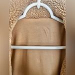 Alo Yoga NWOT Oversized Sherpa Trench Coat In Camel Teddy Jacket Size XXS Photo 5