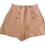 ZARA  Pink Tweed Shorts Photo 0