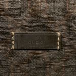 Gucci •  supreme PVC canvas and leather tote bag deep brown Photo 2