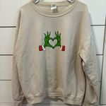 Handmade Vintage Grinch Christmas Crewneck Photo 1