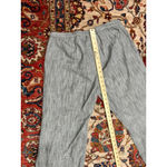 Tulip 100% Cotton Wide Leg Pants Gray Textured Art Wear Pockets Women’s Size S Photo 8