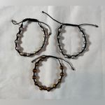 Handmade Pearl bracelets 3 Adjustable Size String stackable different color pearls Photo 6