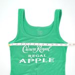 Crown Royal Regal Apple Women's Bright Green Logo Graphic Tank Top GUC Photo 6