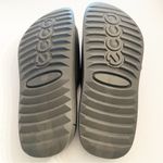 Ecco  Women's Size 8/8.5 Black Cozmo One Band Velcro Slip On Slide Sandal Photo 5