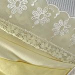 Layered Tulle & Lace Rosette Coquette Fairy Dress Butter Yellow Size Small Photo 8