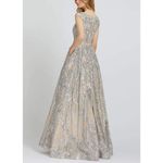 Mac Duggal  67118 Sequin Plunge V-Neck Ball Gown Photo 4