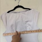 House Of CB HOUSE OF‎ CB 'Debutante' French Dove Moire Satin Backless Midi NWOT Photo 6