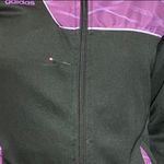 Adidas  black and purple accented track jacket Photo 3