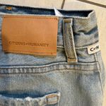 Citizens of Humanity NWT COH Annabelle Long 29 Cut Off Jean Shorts Distressed Photo 3