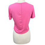 Nike Pink Dri-Fit Cropped T-Shirt Size M Photo 3