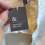 Eileen Fisher NWT Mid-Rise Ecru Cream Organic Stretch Cotton Skinny Jean, 14 Photo 9