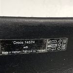 Crocs  Women’s Gianna Black Rounded Ballet Flat with Chain Link Accent- Size 6 Photo 14